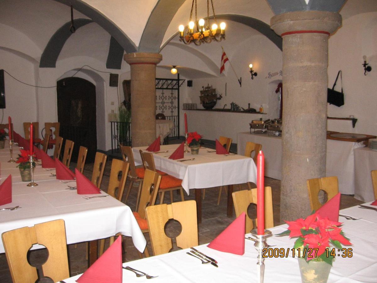 Alte Poststation Goldener Hirsch Hotell Emskirchen Eksteriør bilde