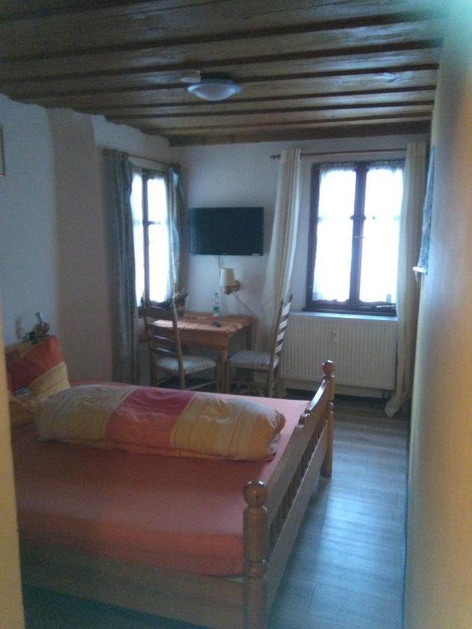 Alte Poststation Goldener Hirsch Hotell Emskirchen Eksteriør bilde
